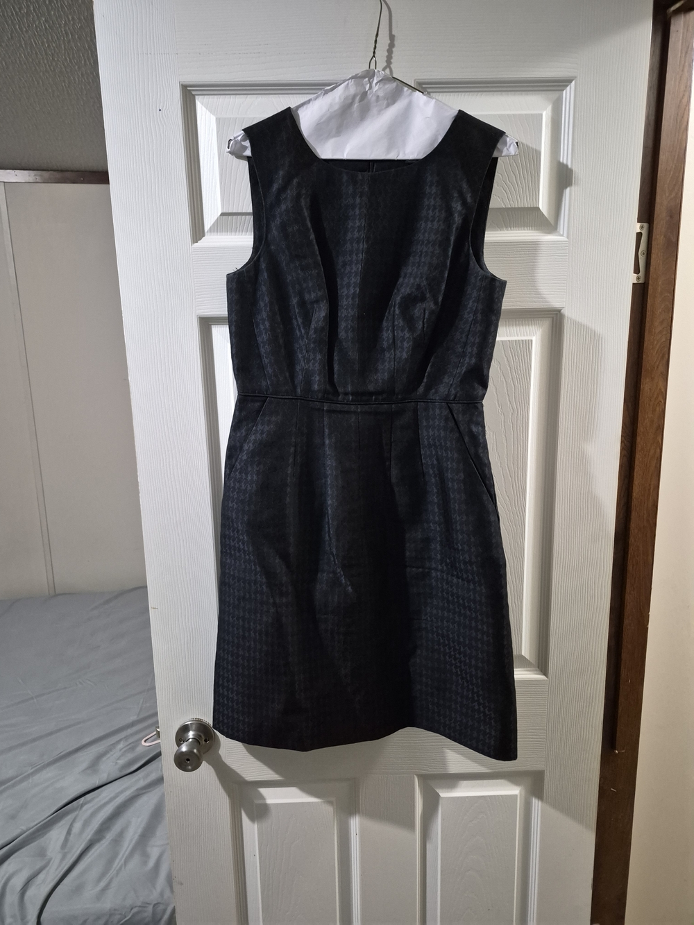Banana Republic Black Sleeveless A-Line Mini Dress